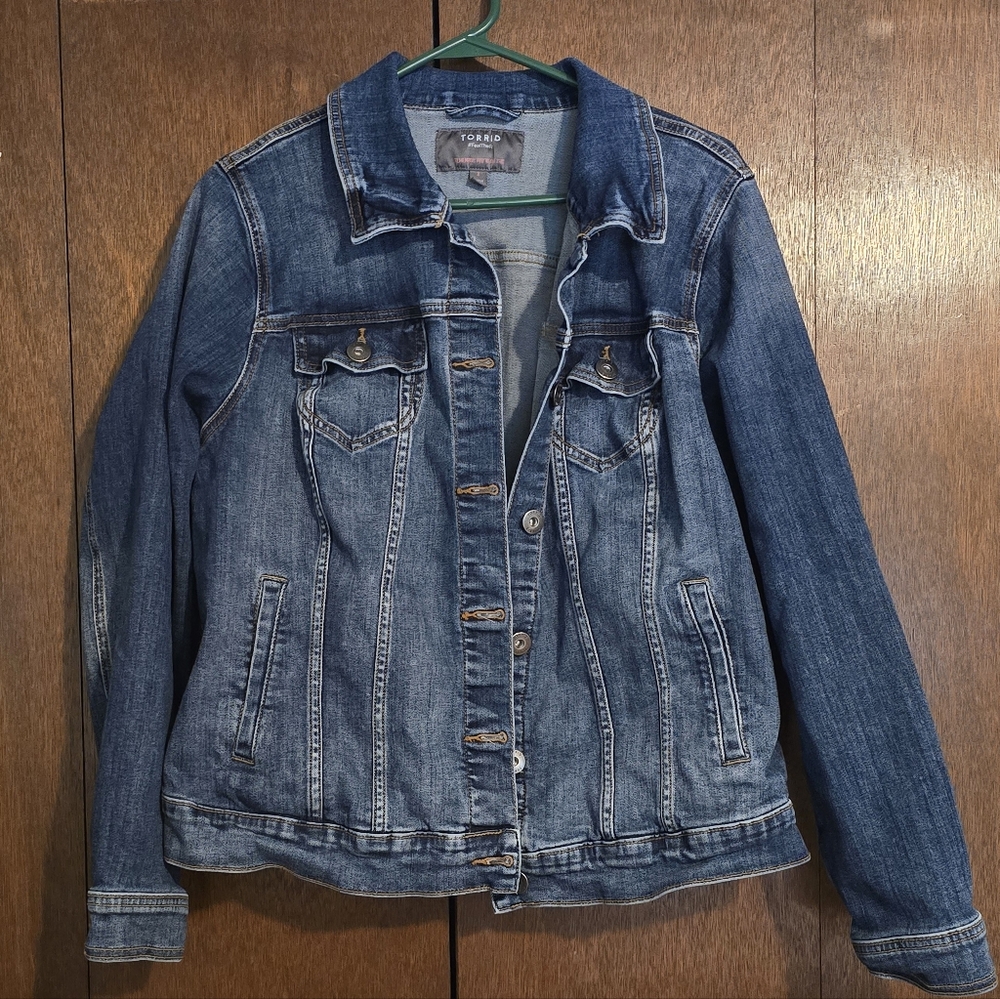 Torrid Modern Denim Trucker Jean Jacket